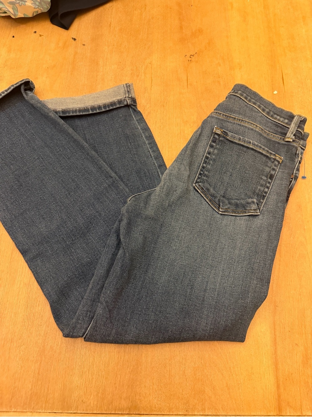 Just Black Women's Straight Leg Jeans in Blue Wash